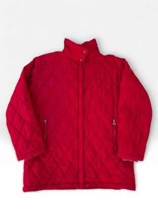 Giacca Trapuntata Ellesse Rossa Vintage