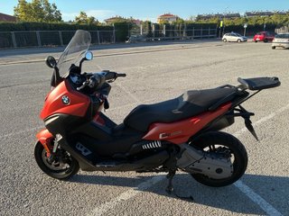 BMW C650 Sport Maxi Scooter Roja