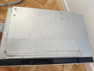 Microondas plateado Teka