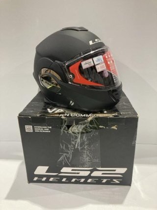 Casco Moto LS2 Valiant 257 Negro Mate