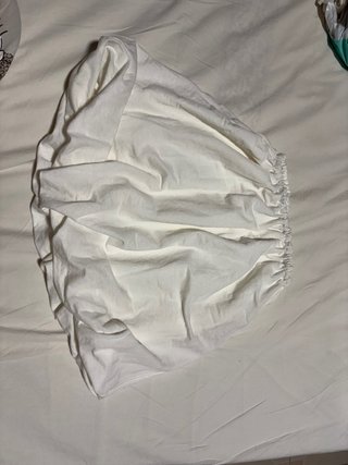 Falda Zara Blanca