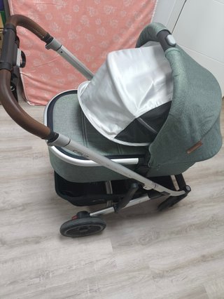 Carrito Uppababy Cruz capazo verde