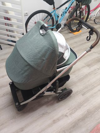 Carrito Uppababy Cruz capazo verde