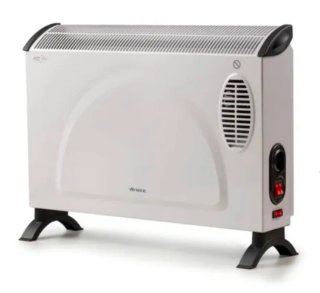 Calefactor Ariete Blanco y Negro