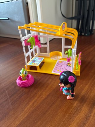 Invernadero Pin y Pon con muñeca y mascota