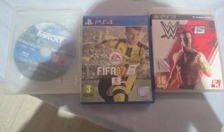 3 Juegos PS3/PS4: Far Cry 3, FIFA 17, WWE 2K15