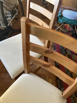 2 Sillas de Comedor Ikea Madera
