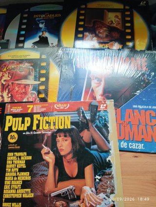 Lote 8 Laserdisc Películas Acción/Crimen