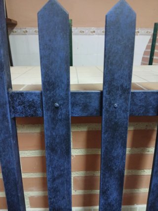 Cabezal cama hierro 90/80cm
