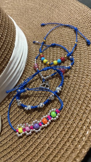 Lote 3 Pulseras Creaciones Noelis