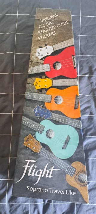 Ukelele Soprano Flight Rojo