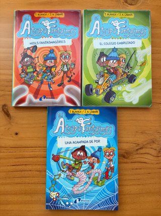 Lote libros Atrapafantasmas En catalán y español