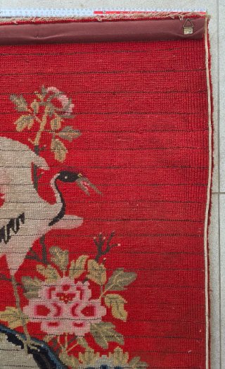 Alfombra china antigua 130x69cm