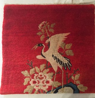 Alfombra china antigua 130x69cm