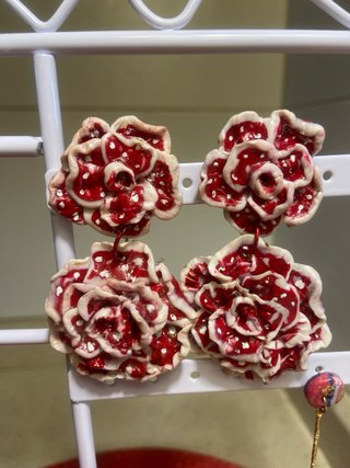 Pendientes handmade de arcilla y otros