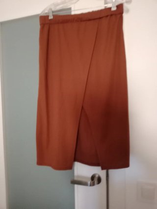 Falda marrón verano mujer talla única