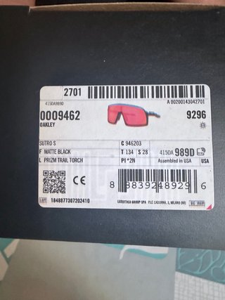 Oakley Sutro S Prizm Trail Torch Nuevas
