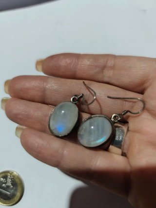 Conjunto Plata y Piedra Luna