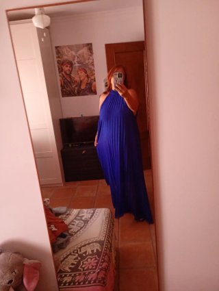 Vestido de fiesta azul