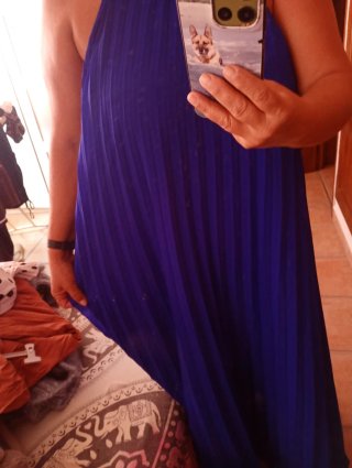 Vestido de fiesta azul