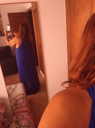 Vestido de fiesta azul