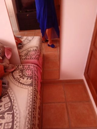 Vestido de fiesta azul