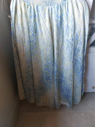 Falda pantalón ancha estampada