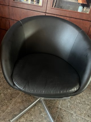 Sillones polipiel negro buen estado X3