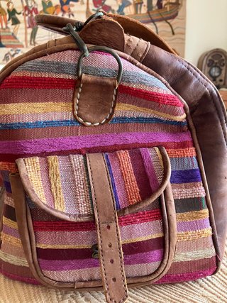 Bolso de viaje vintage étnico
