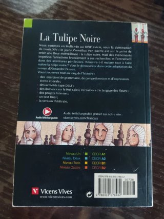 La Tulipe Noire. Livre + CD