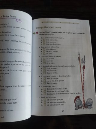 La Tulipe Noire. Livre + CD