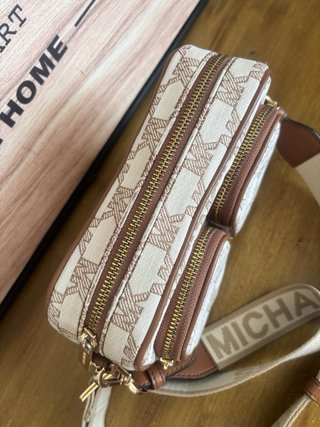 Borsa Michael Kors Beige/Marrone