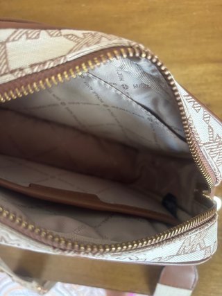 Borsa Michael Kors Beige/Marrone