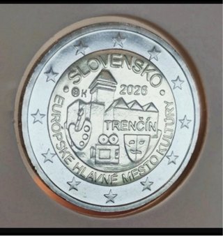 Moeda 2 Euros Eslováquia 2026