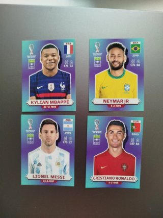 Lote cromos Panini Mundial Qatar 2022