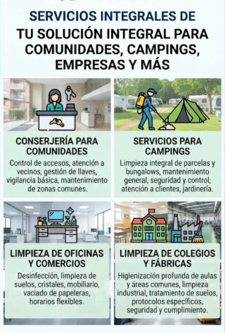 Conserjes y limpieza
