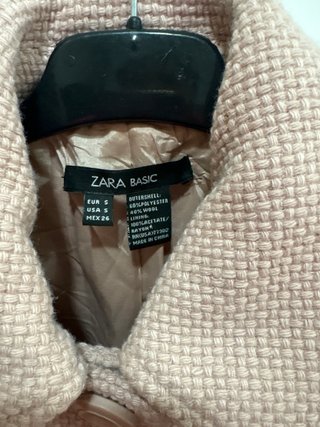 Chaqueta Zara Rosa