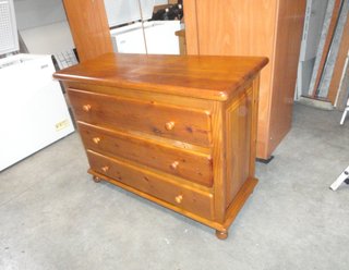 Cómoda Provenzal 3 Cajones Madera