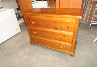 Cómoda Provenzal 3 Cajones Madera