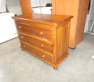 Cómoda Provenzal 3 Cajones Madera