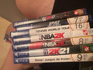 Pack 5 Juegos PS4: NBA 2K21, WWE 2K17, Steep