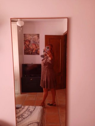 Vestido informal estampado
