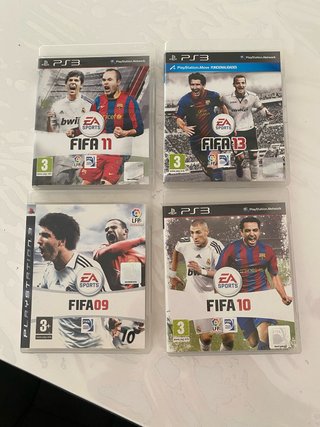 Lote 4 Juegos PS3 FIFA (09, 10, 11, 13)