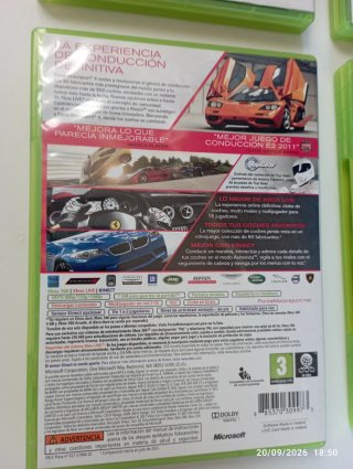 Lote 4 Juegos Xbox 360 Carreras