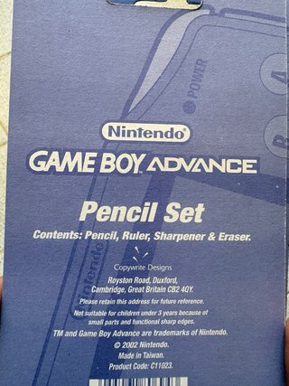 Kit Cancelleria Game Boy Advance Nintendo
