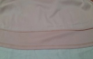 Vestido corto rosa espalda de encaje