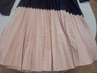 Vestido T 4XL Azul y Rosa. Medidas en descripción
