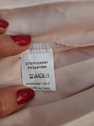 Vestido T 4XL Azul y Rosa. Medidas en descripción