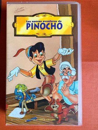VHS Las Nuevas Aventuras de Pinocho