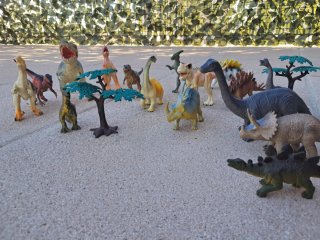 Lote figuras dinosaurios
